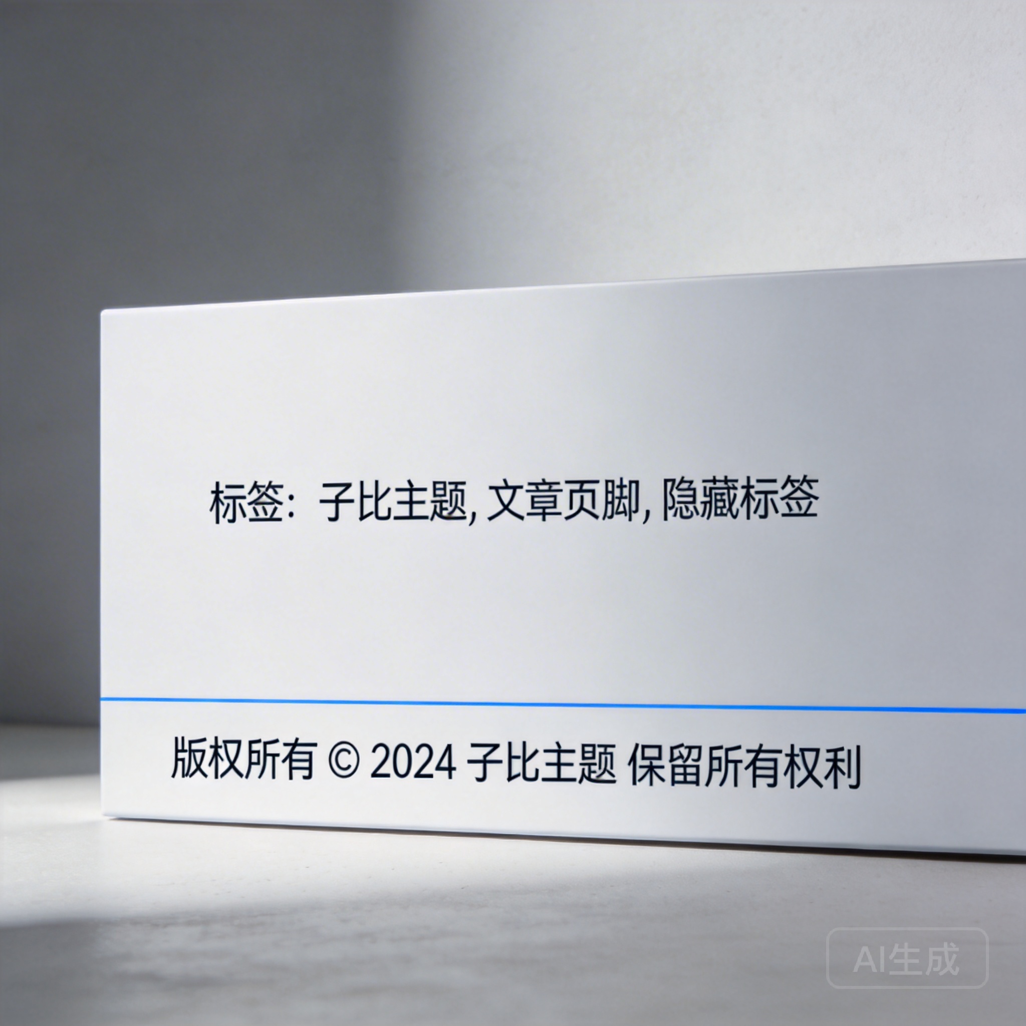 子比主题文章的页脚–隐藏文章页面的标签和版权说明-漫旅绘话